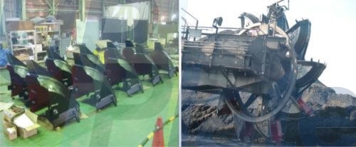 斗輪取料機料斗